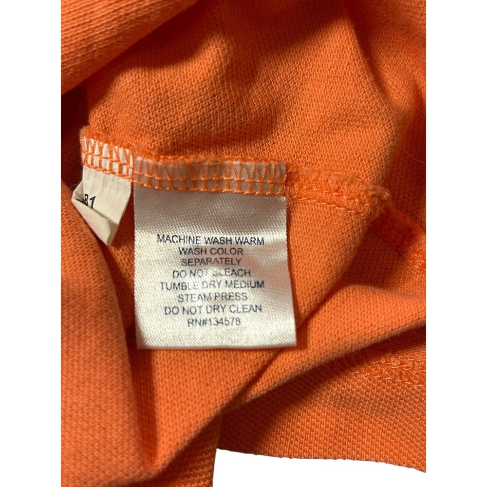 Vineyard Vines Polo Shirt Mens XL Peach Lt Orange Cotton Casual Golf Outdoor Dad - Picture 6 of 8